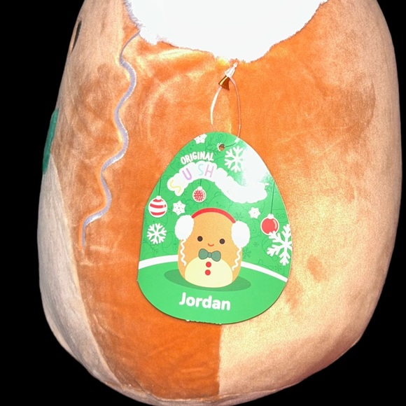 Jordan the Gingerbread Holiday 2023 12” Original Squishmallows - Picture 4 of 5